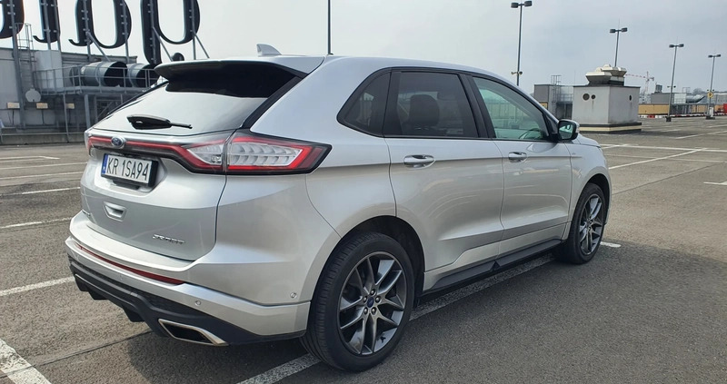 Ford EDGE cena 103700 przebieg: 136000, rok produkcji 2017 z Kraków małe 781